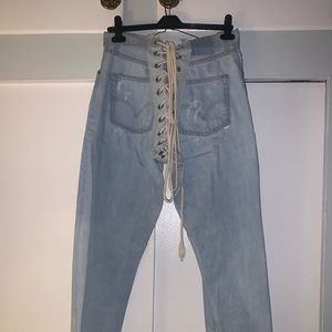 Samariah Leah Jeans in Bone “34
